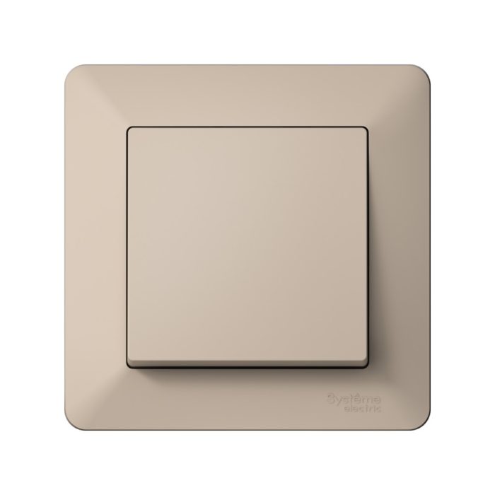 AtlasDesign AIR 1-постовая рамка, песочный/дымчатый белый