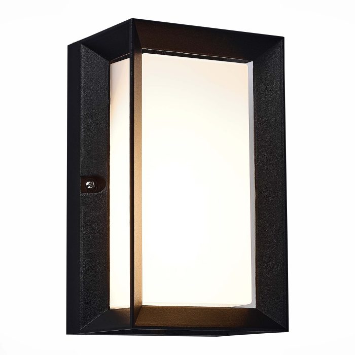 Светильник уличный настенный ST-Luce Черный/Белый LED 1x6W 3000K CUBISTA