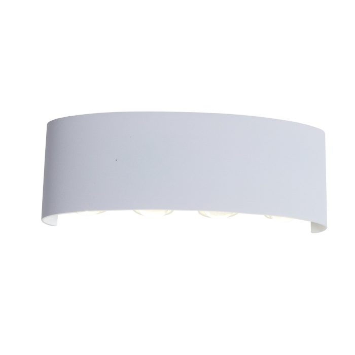 Светильник уличный настенный ST-Luce Белый кварцевый LED 8x1W 4000K BISELLO