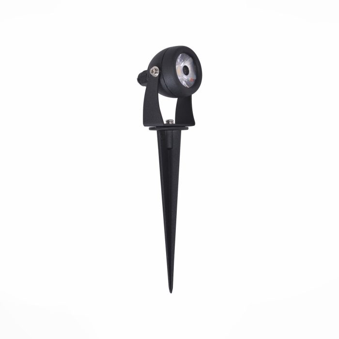 Светильник уличный наземный ST-Luce Черный/Прозрачный LED 1x5W 4000K PEDANA