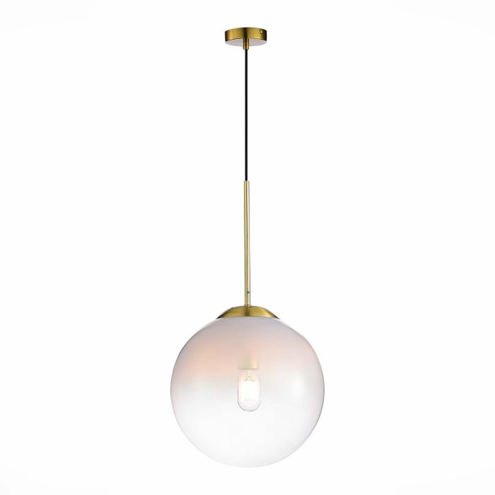 Подвес ST-Luce Золотистый/Прозрачно-белый E27 1x60W КАССИУС