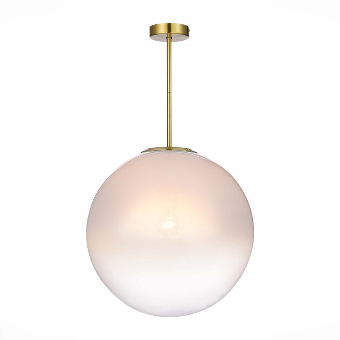 Светильник потолочный ST-Luce Золотистый/Прозрачно-белый E27 1x60W КАССИУС