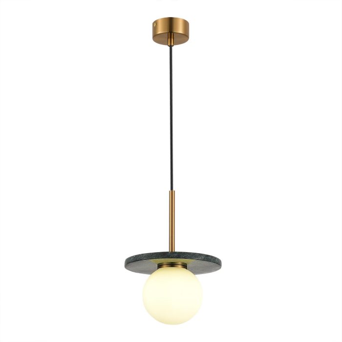 Светильник подвесной ST-Luce Латунь/Латунь, Зеленый G9 LED 1x5W 4000K НЕБУЛА