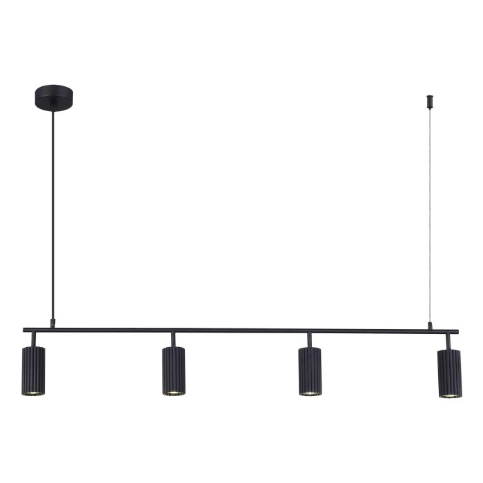 Светильник подвесной ST-Luce Черный/Черный GU10 4x5W 4000K КЕНДО
