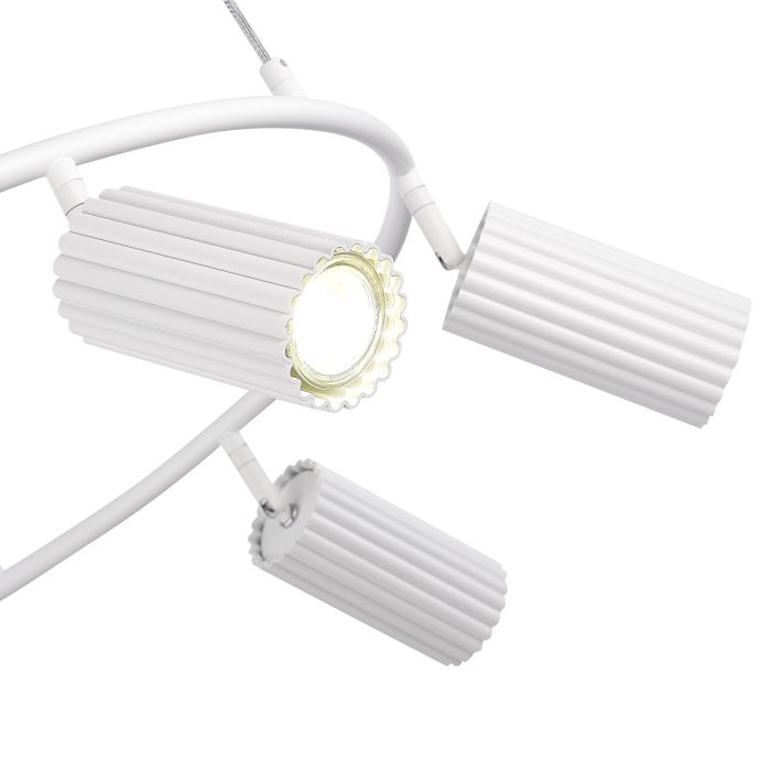 Светильник подвесной ST-Luce Белый/Белый GU10 6x5W 4000K КЕНДО