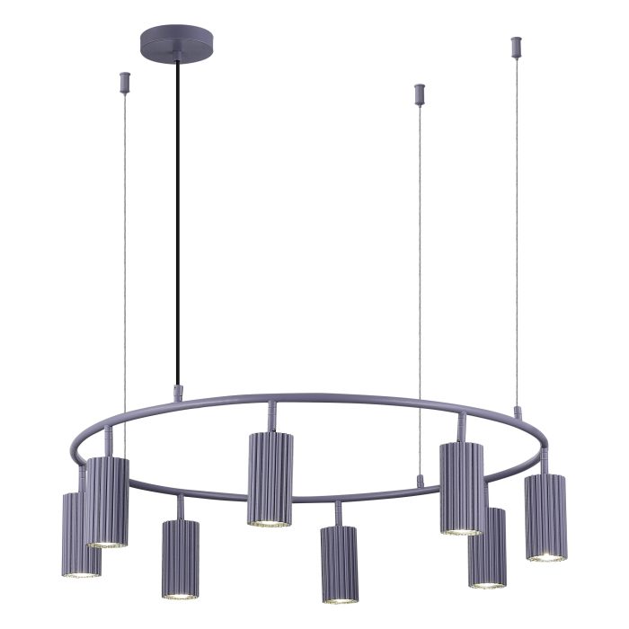 Светильник подвесной ST-Luce Серый/Серый GU10 8x5W 4000K КЕНДО