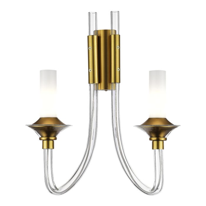 Бра ST-Luce Золотистый/Белый E14 2x40W ВЕТРАНО