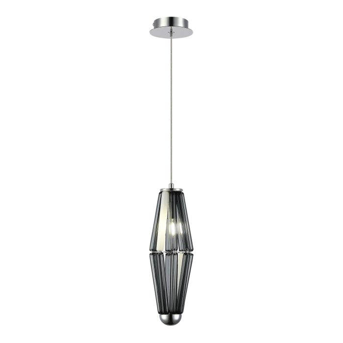 Светильник подвесной ST-Luce Хром/Дымчатый G9 1x5W 4000K ЧИАРА
