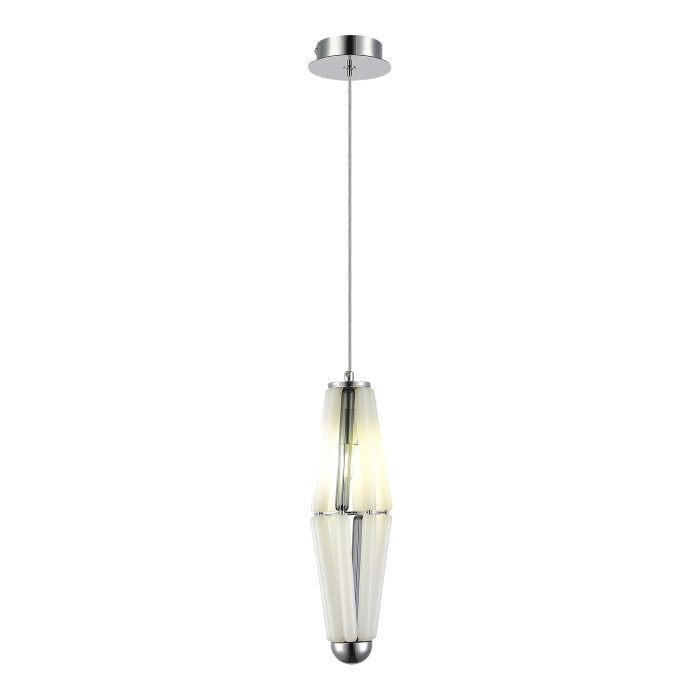 Светильник подвесной ST-Luce Хром/Молочный G9 1x5W 4000K ЧИАРА