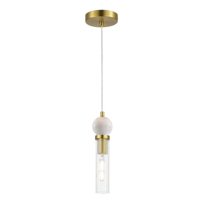 Светильник подвесной ST-Luce латунь/прозрачный E14 1x40W МЕДЕА