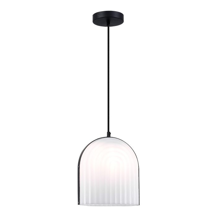 Светильник подвесной ST-Luce Черный/Белый E27 LED 1x7W АЙРЕ