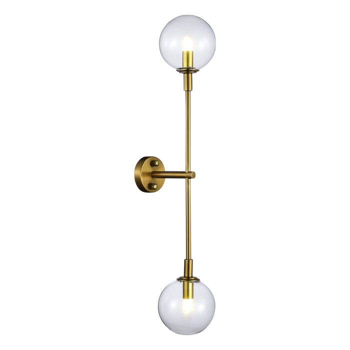 Бра ST-Luce Золотистый/Прозрачный G9 2x5W 4000K ЧИЕТИ