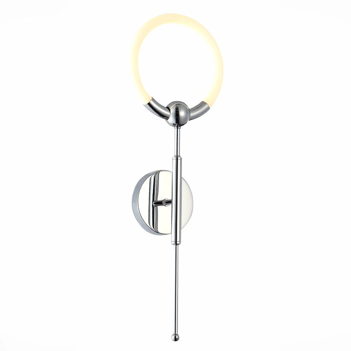 Светильник настенный ST-Luce Хром/Белый, Хром LED 1x10W 3000K ДЖЕРА