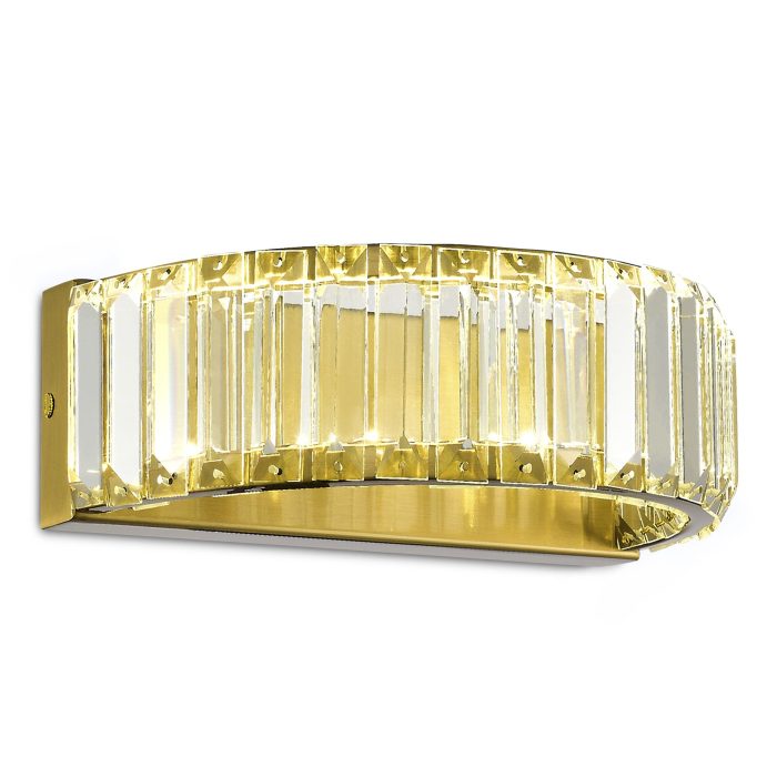 Светильник настенный ST-Luce Латунь/Прозрачный LED 1x13W 4000K ТИВОЛИ