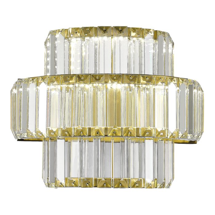 Светильник настенный ST-Luce Латунь/Прозрачный LED 1x21W 4000K ТИВОЛИ