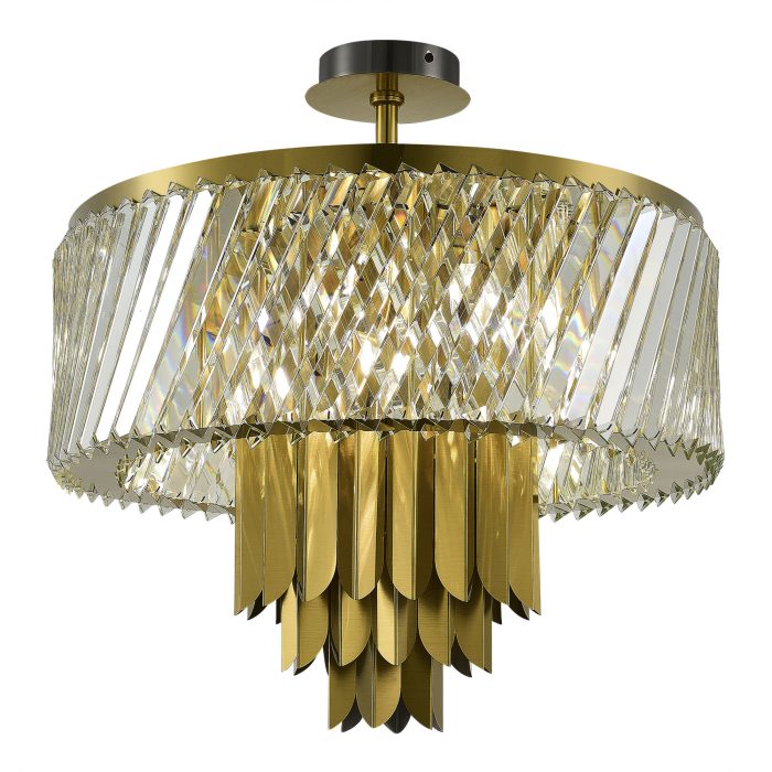 Люстра потолочная ST-Luce Латунь/Прозрачный E14 9x40W НАРИ