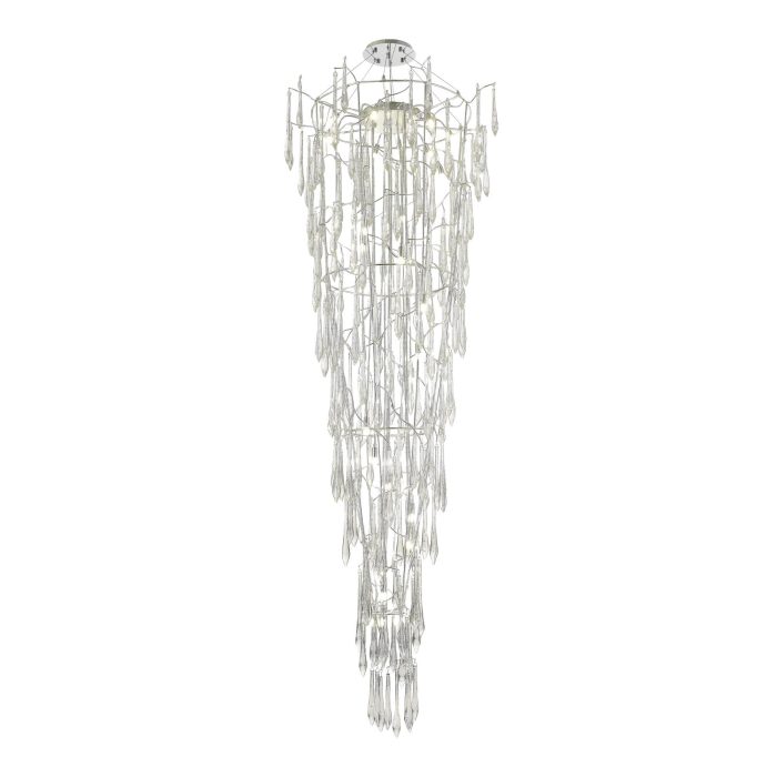 Светильник подвесной ST-Luce Хром/Хром, Прозрачный G9 25x5W 4000K ТРИФОНИ