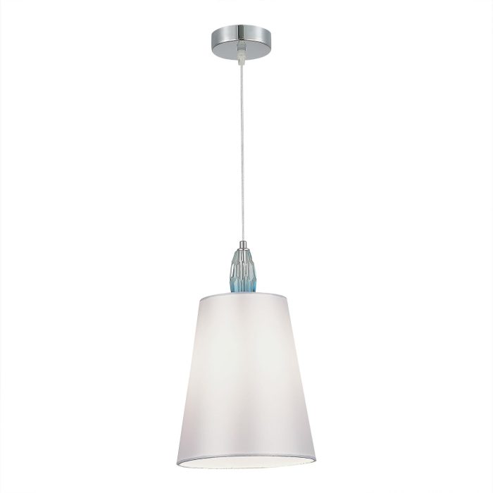 Подвес ST-Luce Хром, Голубой/Белый E27 1x40W ЛИНГОТТИ