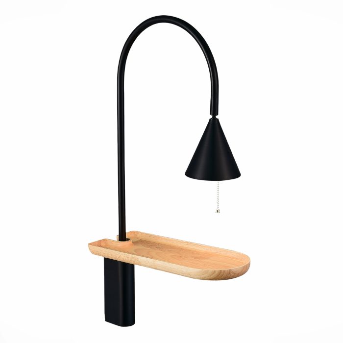 Бра ST-Luce Черный/Черный E27 1x60W АМИРО