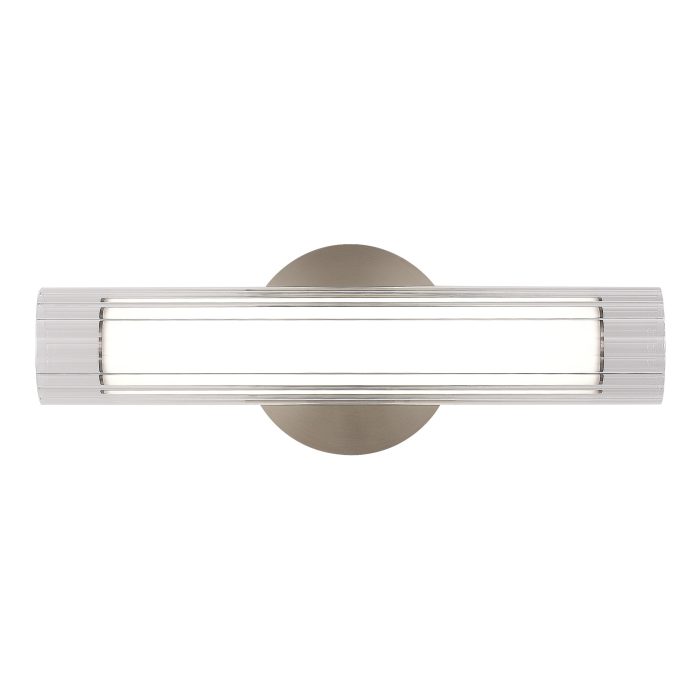 Светильник настенный ST-Luce Никель/Белый, Прозрачный LED 1x7W 3000K/4000K ЭНФИС