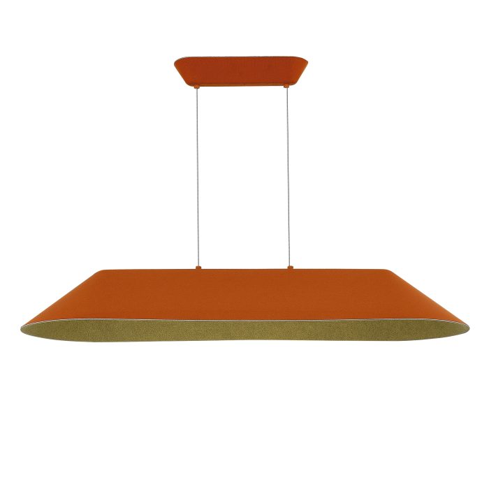 Светильник подвесной ST-Luce Оранжевый, Серый/Оранжевый, Серый LED 1x32W СЕНТИТО