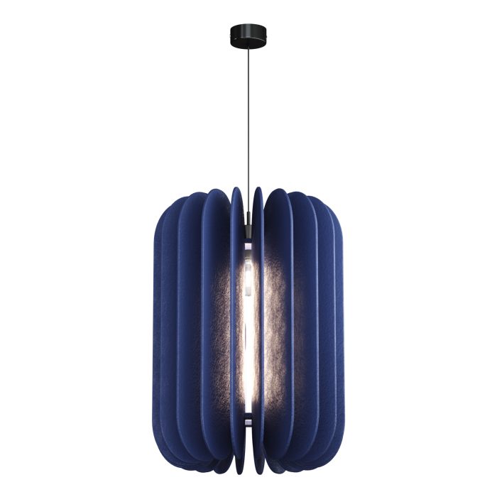 Светильник подвесной ST-Luce Черный/Синий E27 1x60W СЕНТИТО