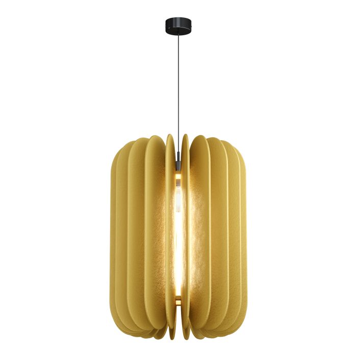Светильник подвесной ST-Luce Черный/Желтый E27 1x60W СЕНТИТО