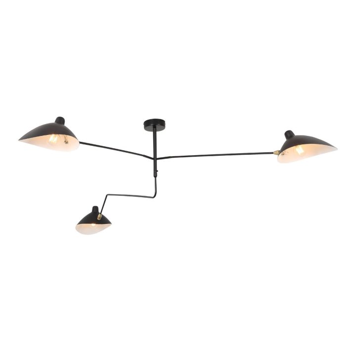 Люстра потолочная ST-Luce Черный/Черный, Белый E27 3x60W СПРУЦЦО