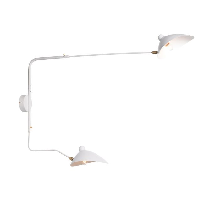 Светильник настенный ST-Luce Белый/Белый E27 2x60W СПРУЦЦО