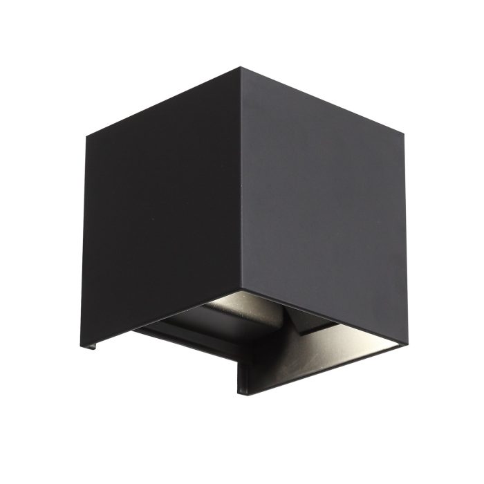 Светильник уличный настенный ST-Luce Черный/Черный LED 2x3W 4000K STAFFA
