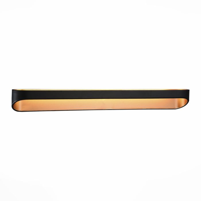 Светильник настенный ST-Luce Черный, Золото/Черный, Золото LED 1x18W 4000K Настенные светильники