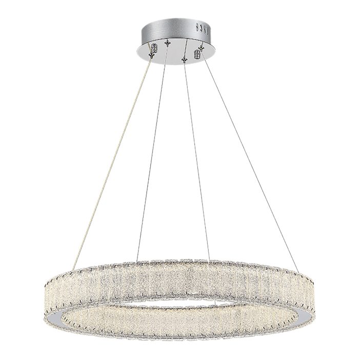 Люстра подвесная ST-Luce Хром/Хром LED 1x30W 3000K ЛАТОЦЦО