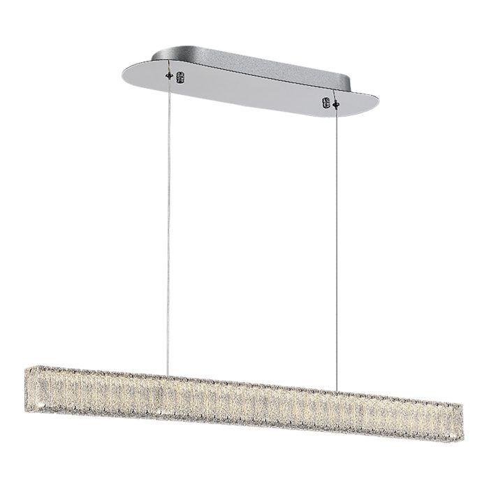 Люстра подвесная ST-Luce Хром/Хром LED 1x30W 3000K ЛАТОЦЦО