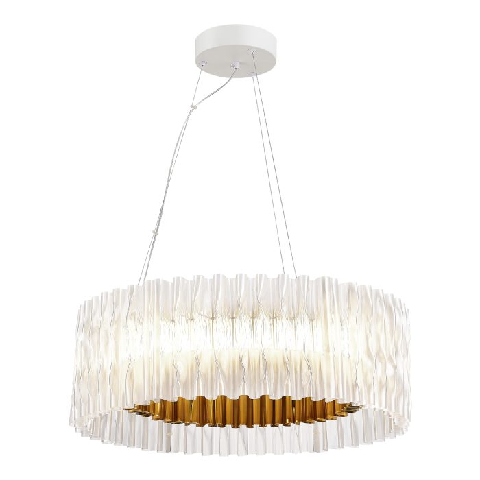 Светильник подвесной ST-Luce Золотистый/Прозрачный LED 1x64W НАЗАРЕ