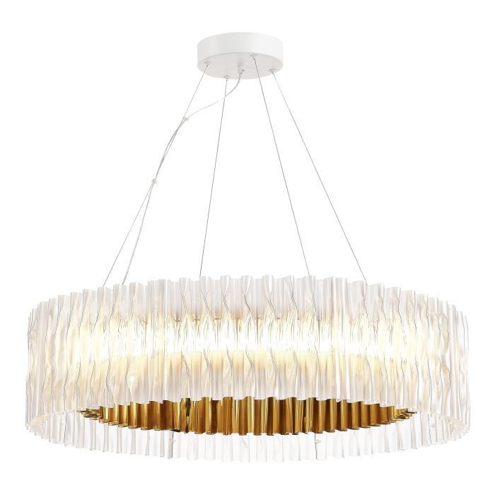 Светильник подвесной ST-Luce Золотистый/Прозрачный LED 1x87W 3000K НАЗАРЕ