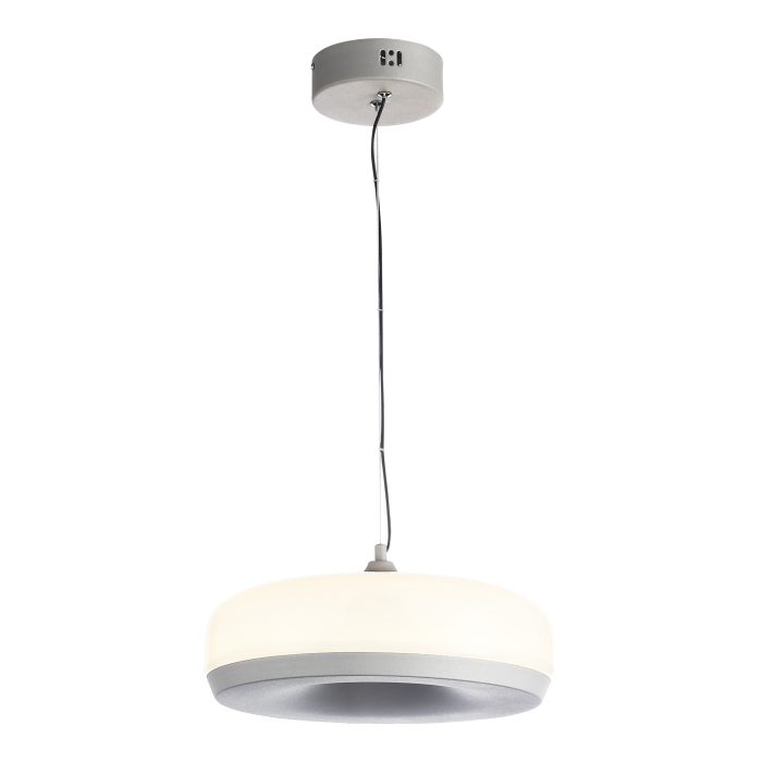 Светильник подвесной ST-Luce Серый/Молочный LED 1x42W 3000K РИПЛ