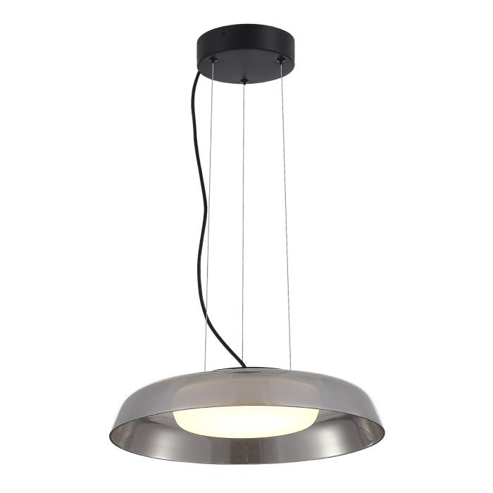 Светильник подвесной ST-Luce Черный/Дымчатый, Белый LED 1x36W 3000K ФОРЕЙ