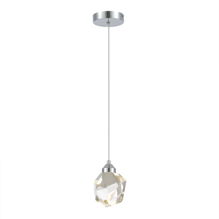 Подвес ST-Luce Хром/Прозрачный LED 1x3W 3000K КАСКАТО