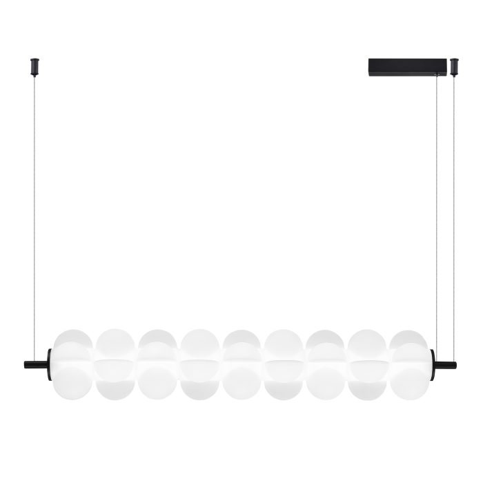 Светильник подвесной ST-Luce Черный/Белый LED 1x30W 3000K ТАЛИСМАН