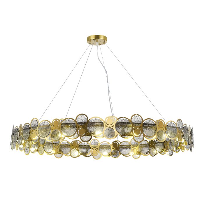 Светильник подвесной ST-Luce Латунь/Дымчатый G9 LED 16x5W 4000K СВОТЧ