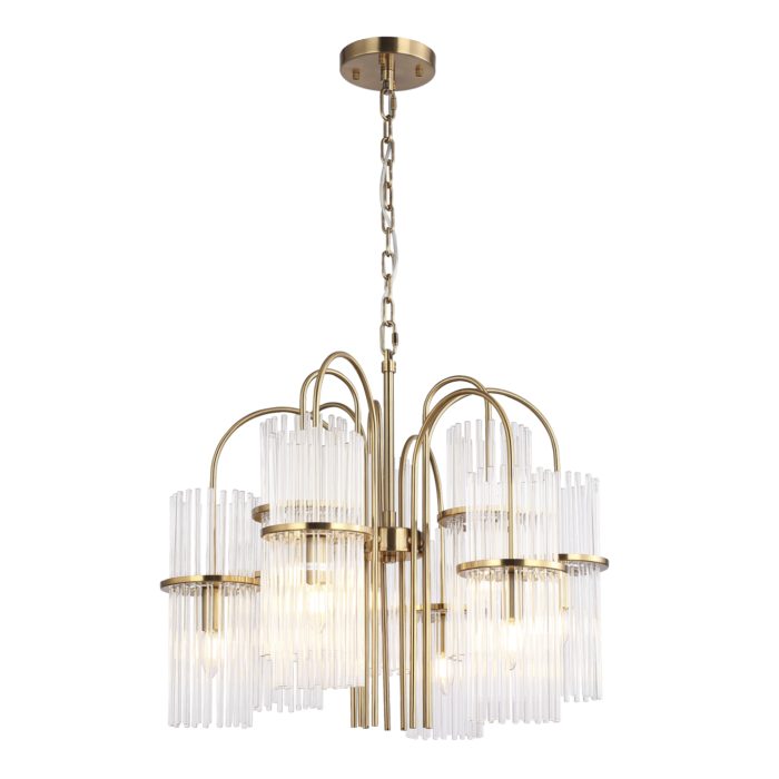 Светильник подвесной ST-Luce латунь/прозрачный E14 9x40W ТАШЕ