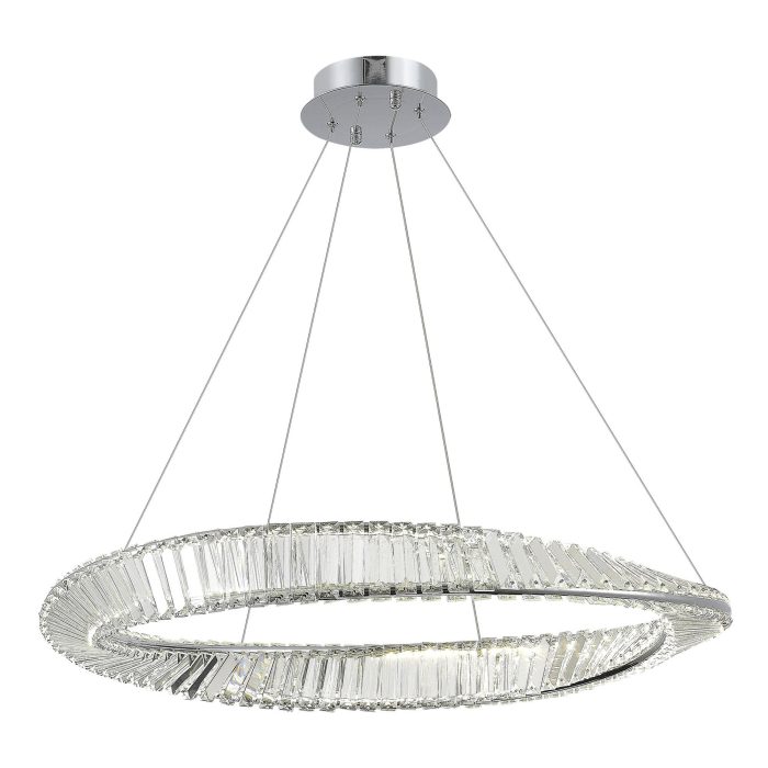 Светильник подвесной ST-Luce Хром/Прозрачный LED 1x45W 4000K РИТОРТО