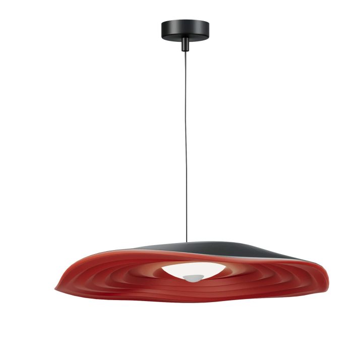 Светильник подвесной ST-Luce Черный/Черный, Оранжевый LED 1x12W 3000K ОАЗИС