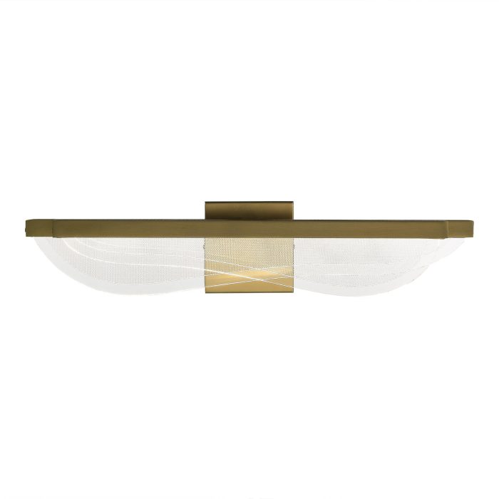 Светильник настенный ST-Luce Золотистый/Прозрачный LED 1x18W 4000K ФЕЗАЛЕ