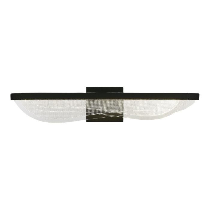 Светильник настенный ST-Luce Черный/Прозрачный LED 1x18W 4000K ФЕЗАЛЕ