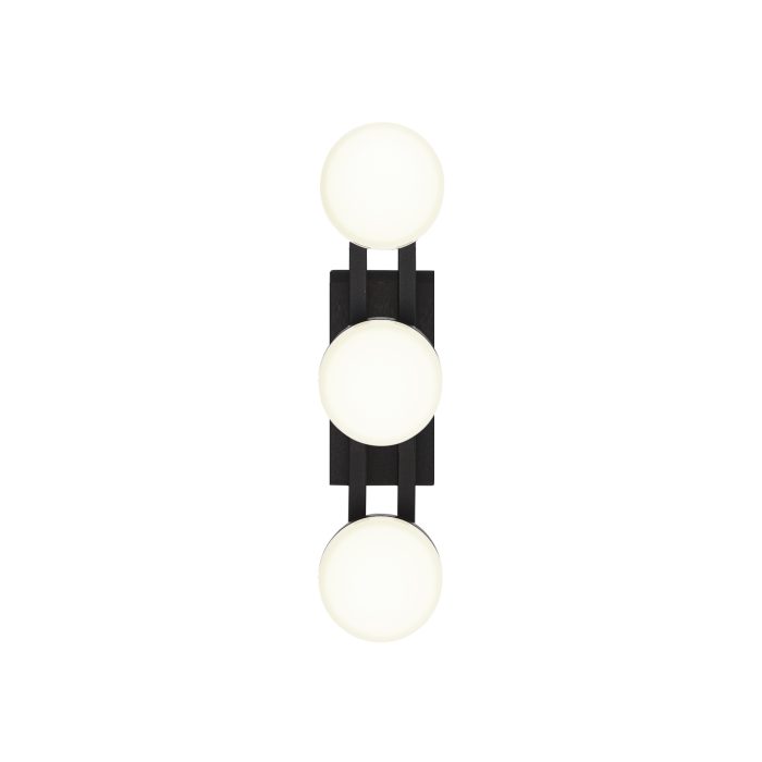 Светильник настенный ST-Luce черный/белый LED 1x6W 4000K МОНРО