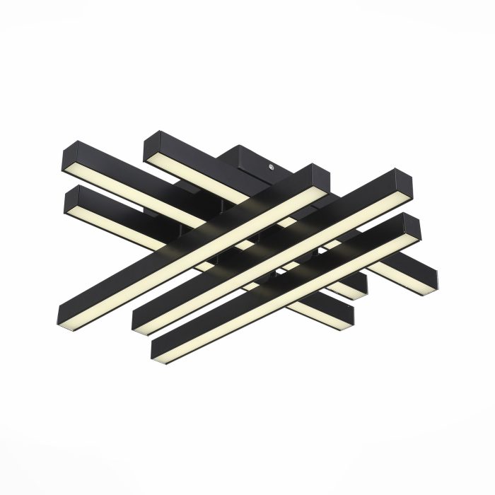 Люстра потолочная ST-Luce Черный/Белый, Черный LED 1x36W 3000K/4000K/6000K САМЕНТО