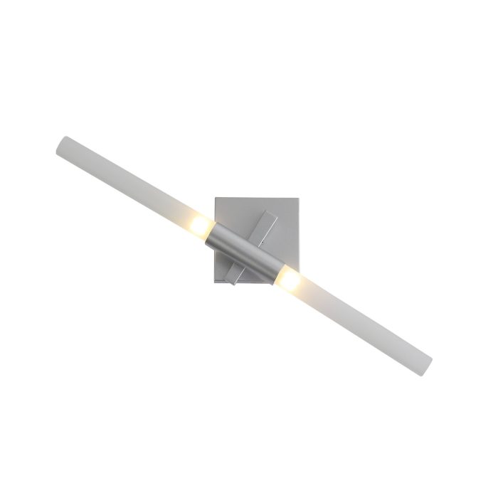 Бра ST-Luce Серебристый/Белый G9 2x5W ЛАКОНИСТА
