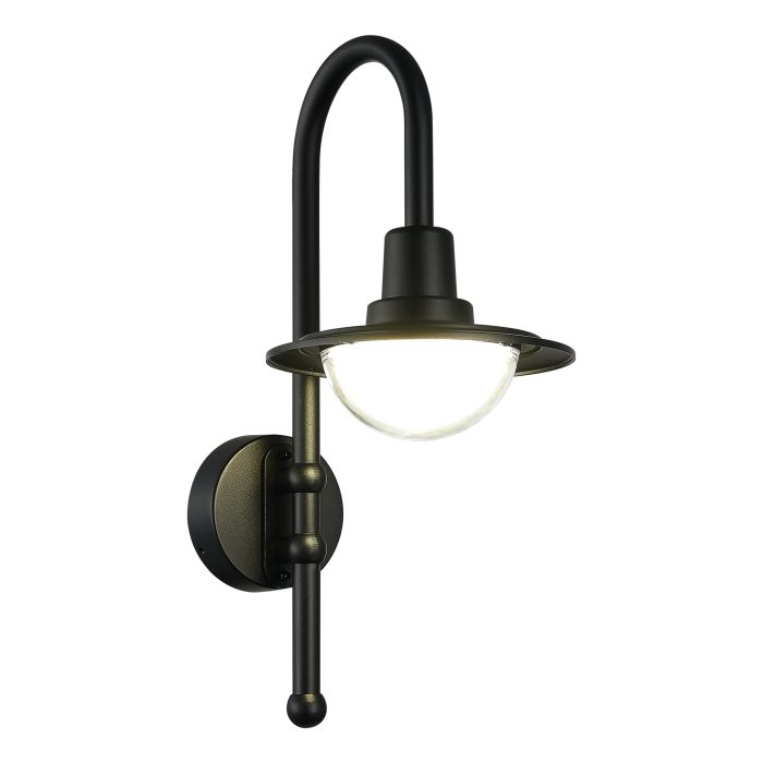 Светильник уличный настенный ST-Luce черный/Прозрачный LED 1x10W 4000K PROCHE