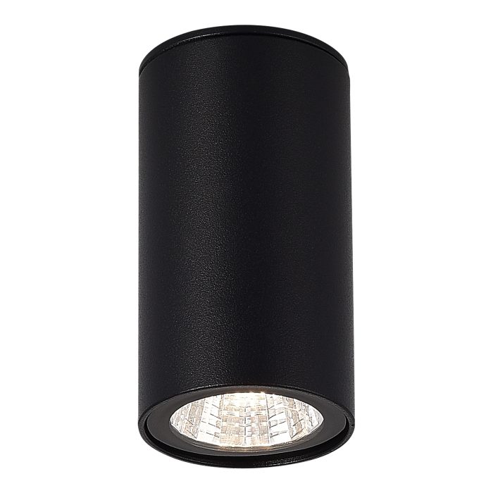 Светильник уличный потолочный ST-Luce черный/белый LED 1x7W 3000K TUBO